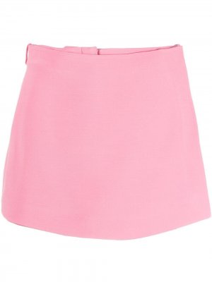 Юбка-шорты Crepe Couture с запахом Valentino. Цвет: розовый