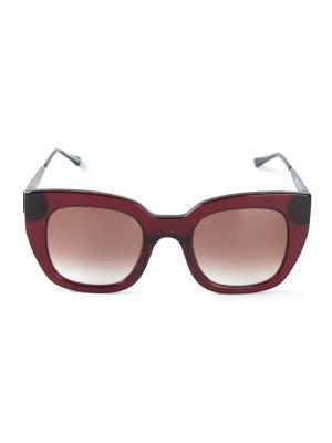 Солнцезащитные очки Swingy 101 Thierry Lasry. Цвет: красный