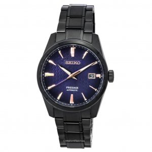 Presage Akebono Sharp Edged Series Limited Edition автоматические мужские часы с синим циферблатом SPB363J1 100M Seiko