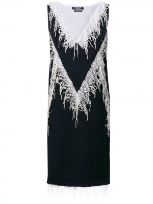 Расклешенное платье миди с декором Calvin Klein 205W39nyc. Цвет: синий