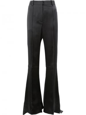 Расклешенные классические брюки Vera Wang. Цвет: черный