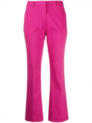 Укороченные расклешенные брюки Pt01. Цвет: розовый