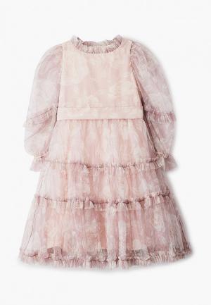 Платье Monnalisa. Цвет: розовый