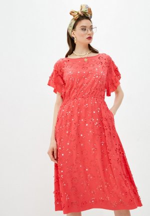 Платье Boutique Moschino. Цвет: красный
