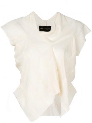 Блузка асимметричного кроя Comme Des Garçons Pre-Owned. Цвет: нейтральные цвета