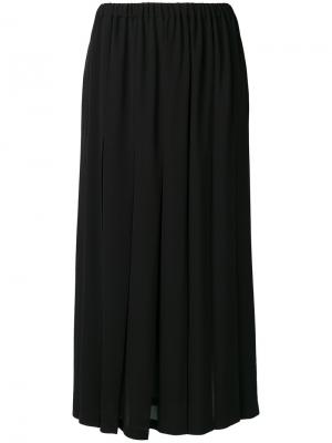 Плиссированная юбка макси Aspesi. Цвет: чёрный