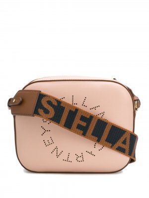 Мини сумка через плечо Stella Logo McCartney. Цвет: розовый