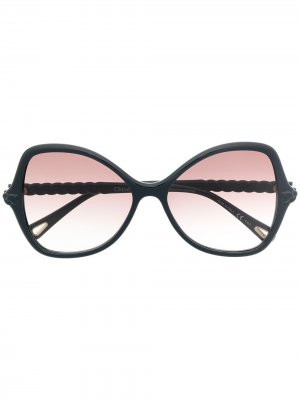 Солнцезащитные очки Billie Chloé Eyewear. Цвет: черный