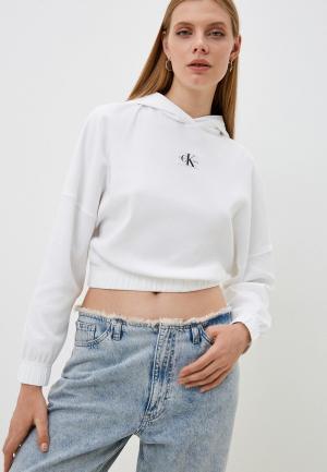 Худи Calvin Klein Jeans. Цвет: белый