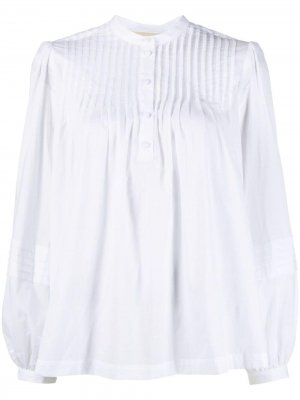 Поплиновая рубашка в рубчик Michael Kors. Цвет: белый