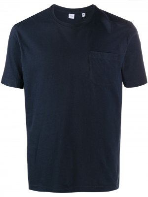 Однотонная футболка Aspesi. Цвет: синий