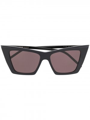 Солнцезащитные очки Saint Laurent Eyewear. Цвет: черный