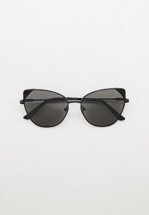 Очки солнцезащитные Karl Lagerfeld. Цвет: черный