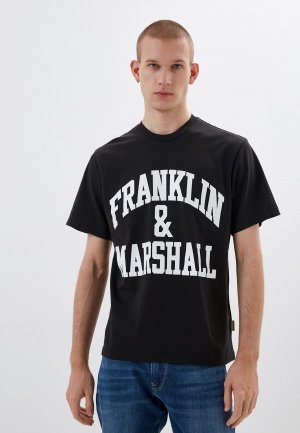 Футболка Franklin & Marshall. Цвет: черный