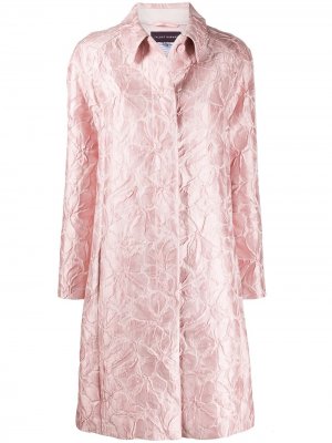 Жаккардовое пальто Talbot Runhof. Цвет: розовый