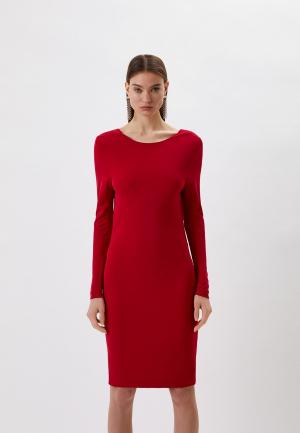 Платье John Richmond. Цвет: красный