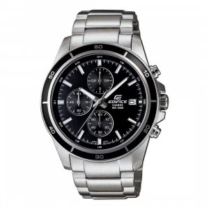 Серебристые часы с хронографом мужские, Silver Chronograph Men s Watch, Casio