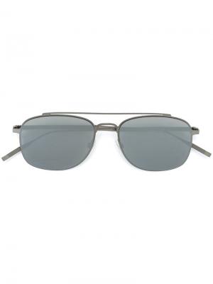 Солнцезащитные очки Tomas Maier Eyewear. Цвет: металлический