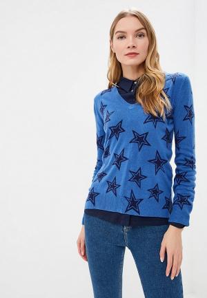 Пуловер Marks & Spencer. Цвет: синий