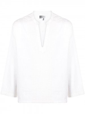 Рубашка с длинными рукавами и вышивкой Isabel Marant. Цвет: белый