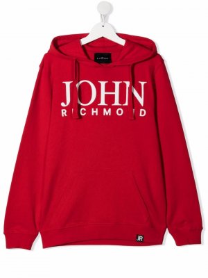 Худи с логотипом John Richmond Junior. Цвет: красный