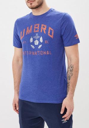 Футболка Umbro. Цвет: синий