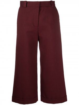 Укороченные брюки широкого кроя See by Chloé. Цвет: красный
