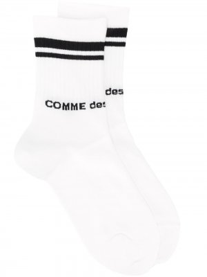 Носки с логотипом Comme Des Garçons. Цвет: белый