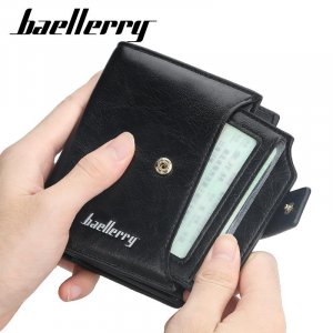 Мужской и женский короткий кошелек с пряжкой, сумка для водительских прав, карт на молнии, портмоне Baellerry