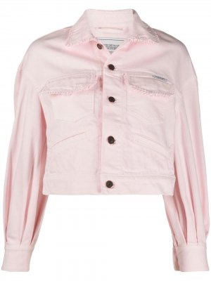Укороченная куртка Forte Dei Marmi Couture. Цвет: розовый