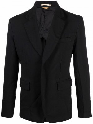 Легкая куртка строгого кроя Comme Des Garçons Homme Plus. Цвет: черный