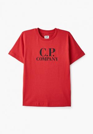 Футболка C.P. Company. Цвет: красный