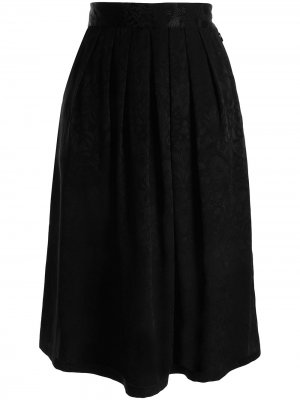 Жаккардовая юбка со складками Zadig&Voltaire. Цвет: черный