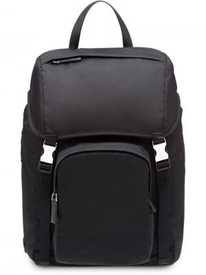 Легкий рюкзак Prada. Цвет: черный
