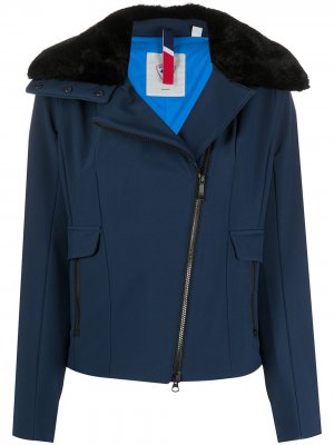 Куртка Josiane с воротником из искусственного меха Rossignol. Цвет: синий