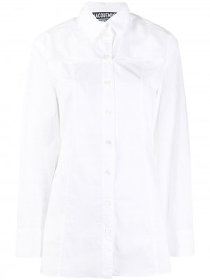 Многослойная рубашка с длинными рукавами Jacquemus. Цвет: белый