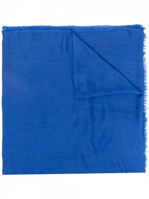 Однотонный шарф Faliero Sarti. Цвет: синий