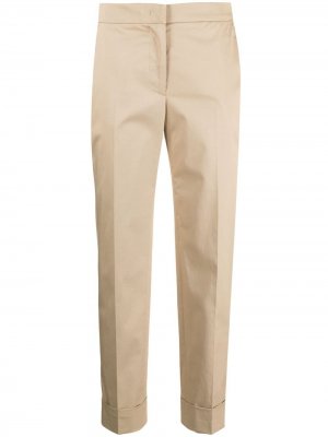 Укороченные брюки строгого кроя Pt01. Цвет: нейтральные цвета