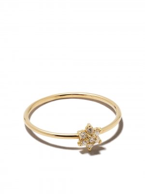 Кольцо из желтого золота с бриллиантами Zoë Chicco. Цвет: желтый