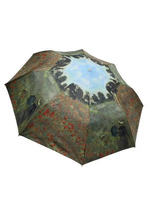 Зонт Edmins. Цвет: зеленый, темно-зеленый, терракотовый