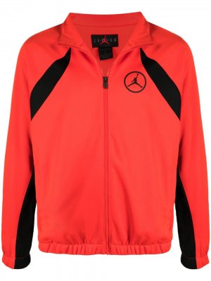 Спортивная куртка на молнии с логотипом Jordan. Цвет: красный