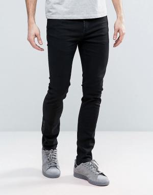 Черные облегающие джинсы  TUX Cheap Monday. Цвет: черный