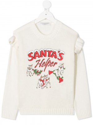 Джемпер Santas Helper Philosophy Di Lorenzo Serafini Kids. Цвет: нейтральные цвета