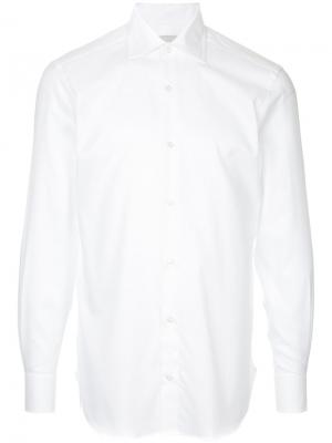Классическая рубашка Estnation. Цвет: белый