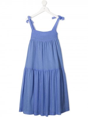 Платье Sorolla со сборками Señorita Lemoniez. Цвет: фиолетовый