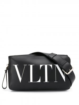 Поясная сумка с принтом VLTN Valentino Garavani. Цвет: черный