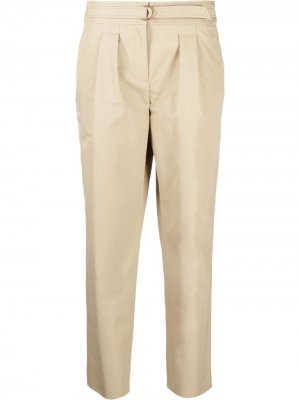 Прямые брюки со складками A.P.C.. Цвет: нейтральные цвета