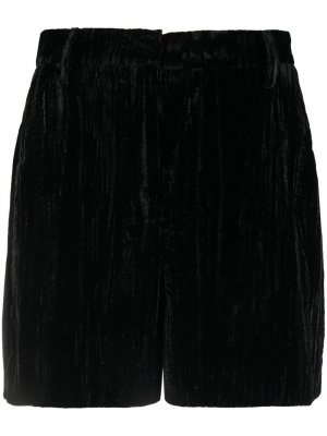 Бархатные шорты Neo-Noir Alexa Chung. Цвет: черный