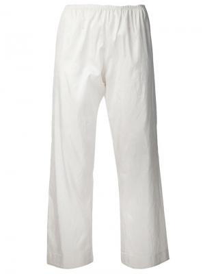 Пижамные брюки Dosa. Цвет: белый