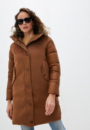 Куртка утепленная Blauer. Цвет: коричневый